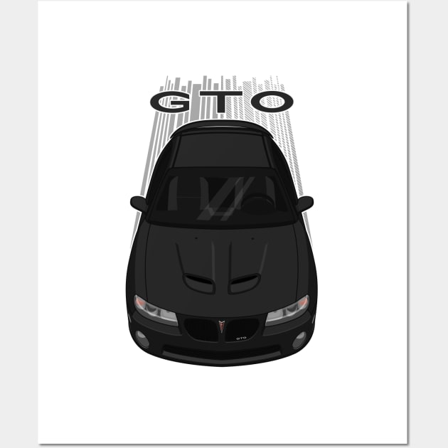 Pontiac GTO 2004-2006 - Black Wall Art by V8social